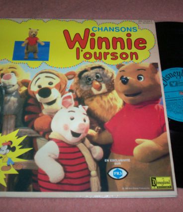 DISQUE 33 TOURS WINNIE L'OURSON SERIE TV FR3 