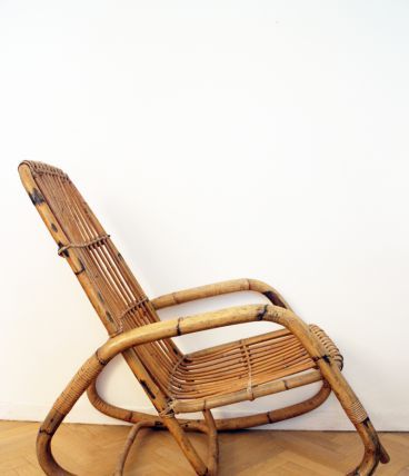 GRAND Rocking chair vintage 60's
