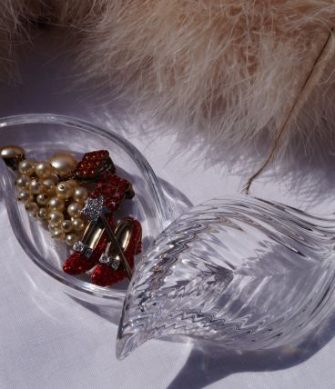 Boîte à bijoux en verre