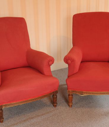 Duo de bergères rouges