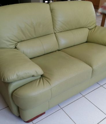 Canapé vintage- Neo retro- tout cuir