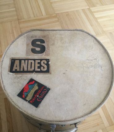 Boite chapeau anglaise en cuir blanc