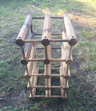 Rangement de bouteille en bois