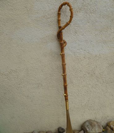 chausse pied  en  bambou vintage