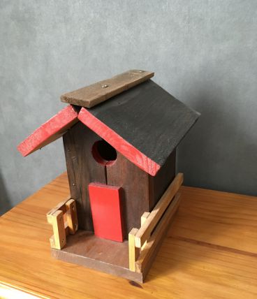 Nichoir pour oiseaux d'extérieur et d'intérieur