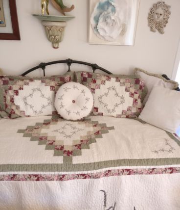 canapé-lit américain en fer forgé