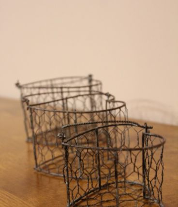 Ensemble de 3 paniers en forme de coeur