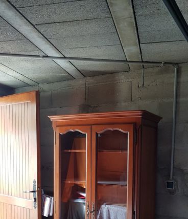 Bibliothèque en merisier massif