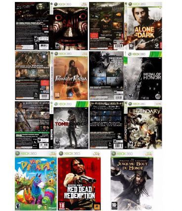 CONSOLE DE JEUX XBOX 360 ARCADE + 9 JEUX VIDEOS