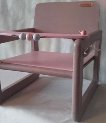 chaise poupée en bois