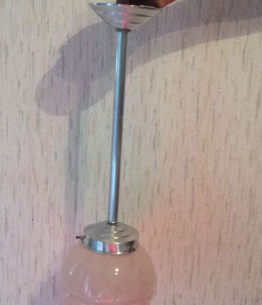 Suspension opaline année 50