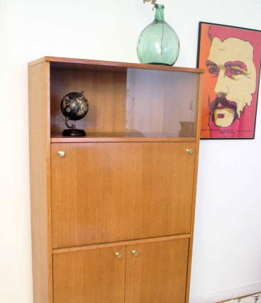 Secrétaire bureau vintage années 60 style Pierre Guariche