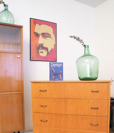 Commode vintage des années 60/70 pieds compas