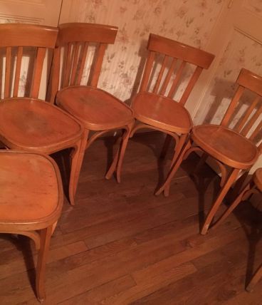 6 chaises bistrot BAUMANN 
