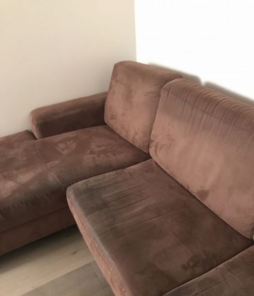 Canapé d’angle Marron