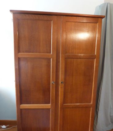 Armoire école bois vintage