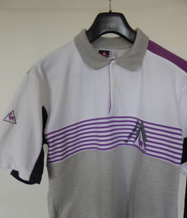 Polo Gris (M) neuf du COQ SPORTIF vintage 1990 (TBE) 