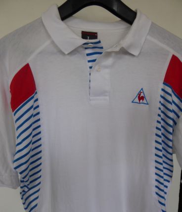 Polo blanc (M) neuf du COQ SPORTIF vintage 1990 (TBE)