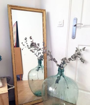 Grand Miroir vintage doré 70's