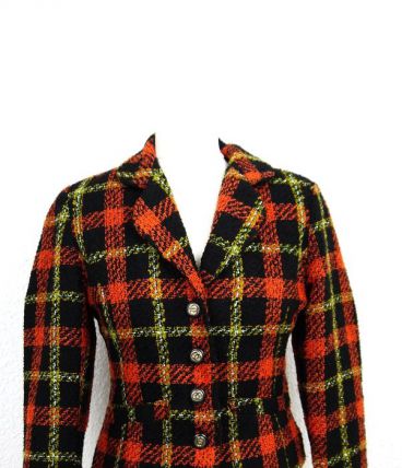 Blazer original à carreaux taille 38