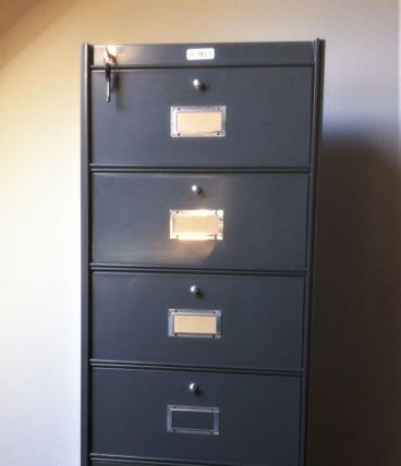 Meuble industriel à 5 clapets des années 50 