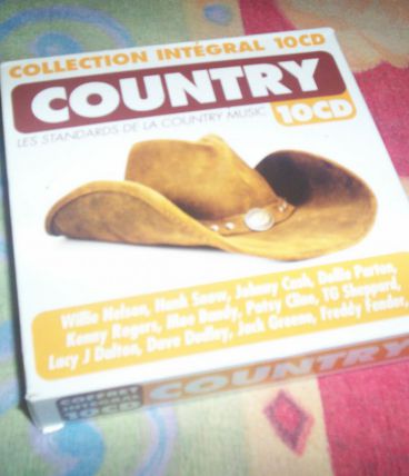 COFFRET 10 CD 200 TITRES COUNTRY MUSIC 