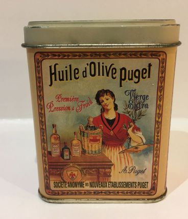 Petite boîte à épices en metal