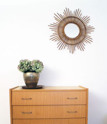 Commode vintage scandinave des années 60 pieds compas