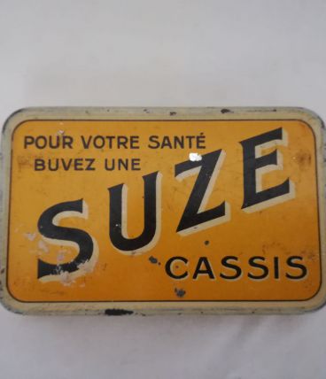 Boîte à cartes publicitaire Suze