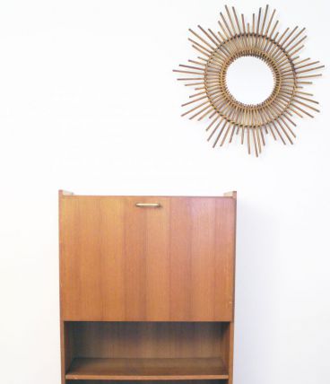 Petit Secrétaire bureau vintage années 60 style Pierre Guariche