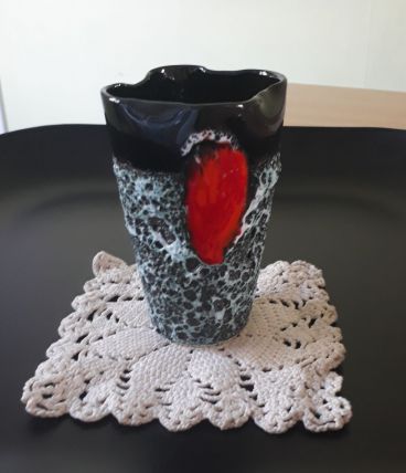 vase  fat lava  moderniste années 50/60, Vallauris.