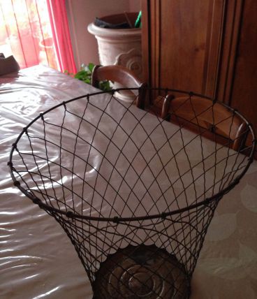 Poubelle papiers vintage