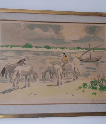 Lithographie YVES BRAYER