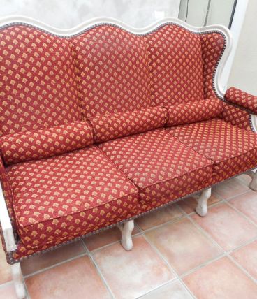 Canapé fixe en tissus