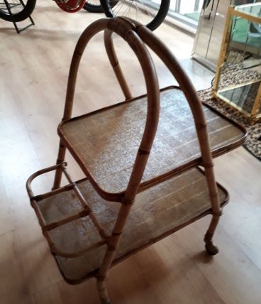 desserte roulante mini bar 50s