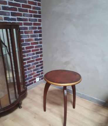 table ronde tripode art deco 1930