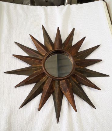 miroir soleil 1960  vintage