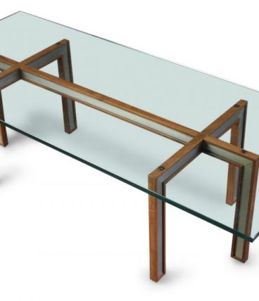 Table de salon en verre