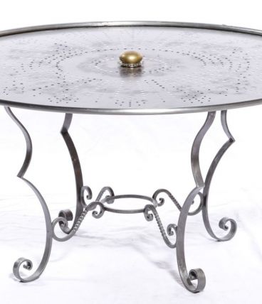 Table basse upcycling  d'inspiration industrielle - Ryad