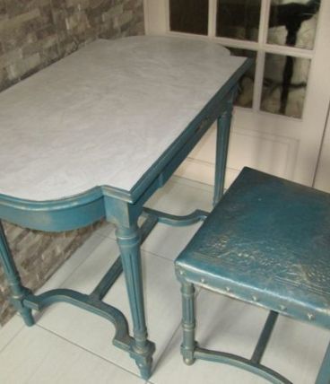 CONSOLE BUREAU ET SA CHAISE 