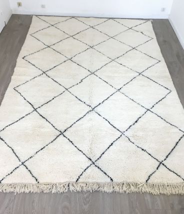 Magnifique! Tapis Berbère BENI OUARAIN Artisanal 325x195