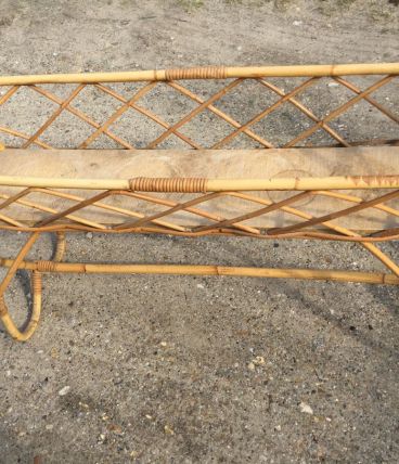 Jardinière en rotin