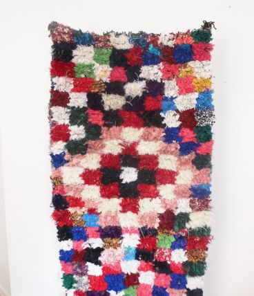 Tapis Boucherouite fait main au Maroc