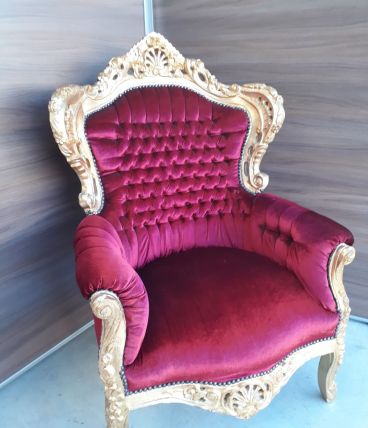 fauteuil majestique matlasse