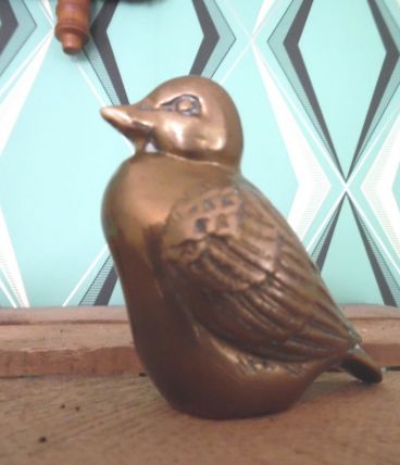 Petit oiseau en  laiton