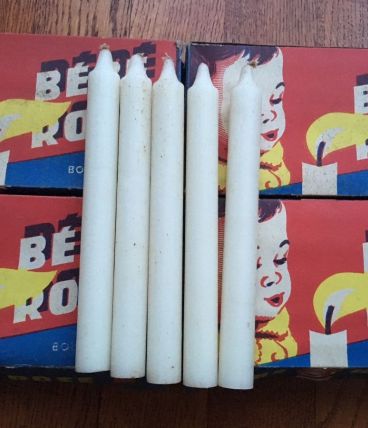 Bougies Blanches 20cm