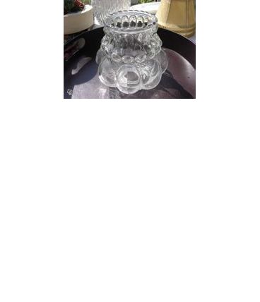 Abat-jour VINTAGE en Verre transparent