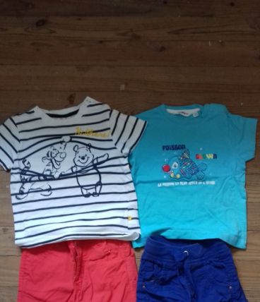 lot 4 short+ 4 t-shirt