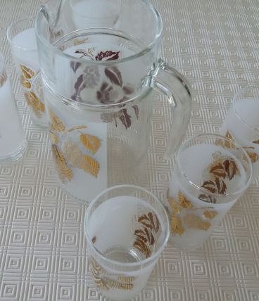 Service à orangeade Années 70