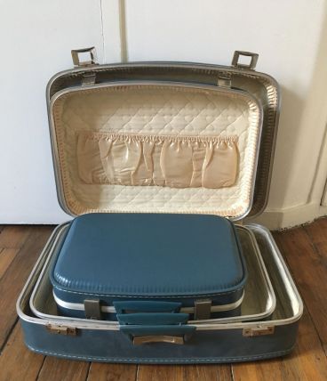 Lot de 3 valises gigognes vintage 